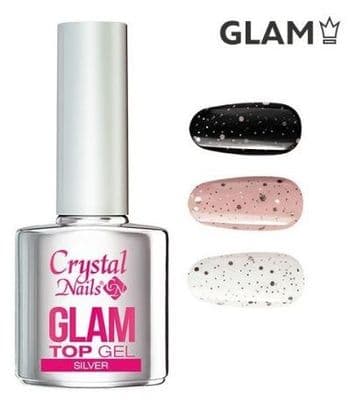 Glam Top Gel 4ml - Silver