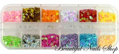 Glitter Butterfly Spangles Paillette 12 Colors