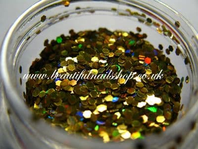 Gold mini confetti - metalic