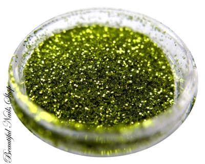 Greenish gold glitter - metalic