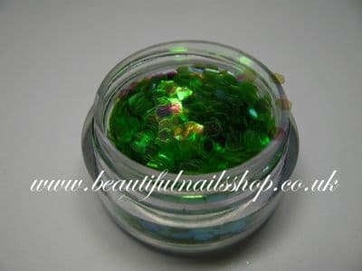 Hexagonal Shaped Confetti -green aqua