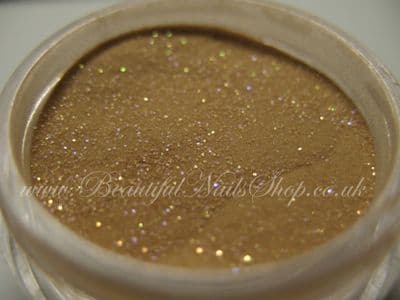 Light brown acrylic powder with glitter 4g /061/