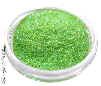 Light green glitter - aqua