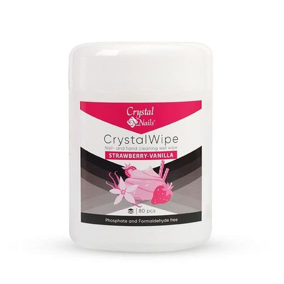 Nail And Hand Cleaning Wet Wipes - Strawberry-Vanilla 80pcs
