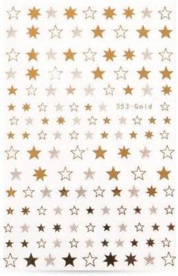 Nail Sticker (353-Gold)