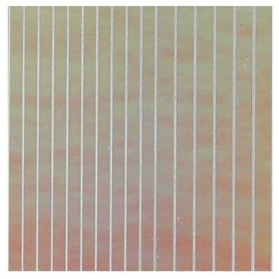 Nail sticker - holo silver