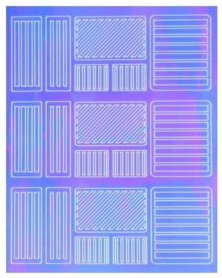 Nail sticker - mirror 3