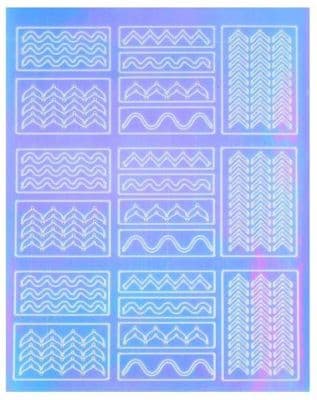 Nail sticker - mirror 4