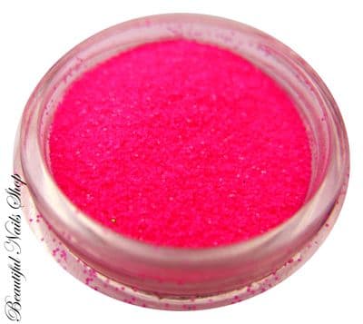 Neon pink glitter