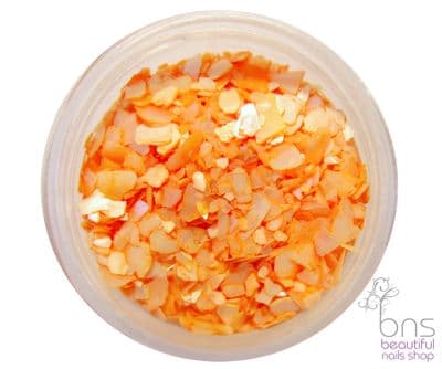 Orange crushed shell