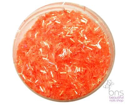 Orange sliced glitter - aqua