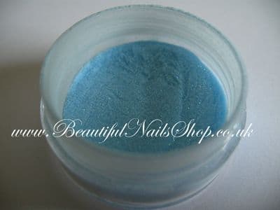 Pastel blue acrylic powder with glitter 4g /030/
