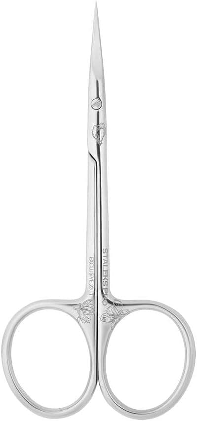 Professional cuticle scissors with hook Exclusive 23 Type 1 (Magnolia)