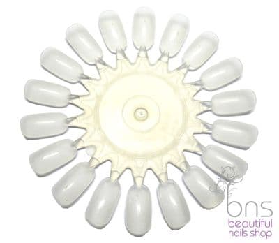 Round Display Practice Wheel - clear