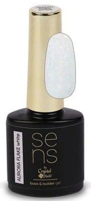 SENS AURORA FLAKE Base&Builder Gel - White (10ml)