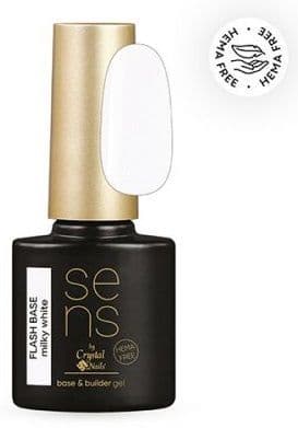 SENS FLASH Base & Builder Gel - Milky White 10ml