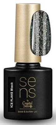 SENS ICE FLAKE Base&Builder Gel - Black (10ml)