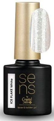SENS ICE FLAKE Base&Builder Gel - White (10ml)