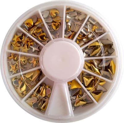 Silver and gold multi shape Decoration