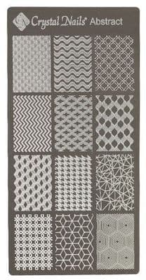 Stencil plate - abstract