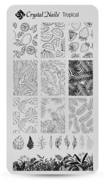 Stencil Plate - Tropical