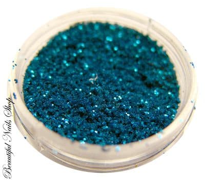 Turquoise glitter-darker shade - metalic