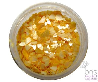 Yellow crushed shell