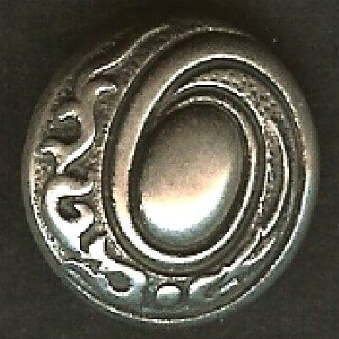 Antique Silver Button B100102
