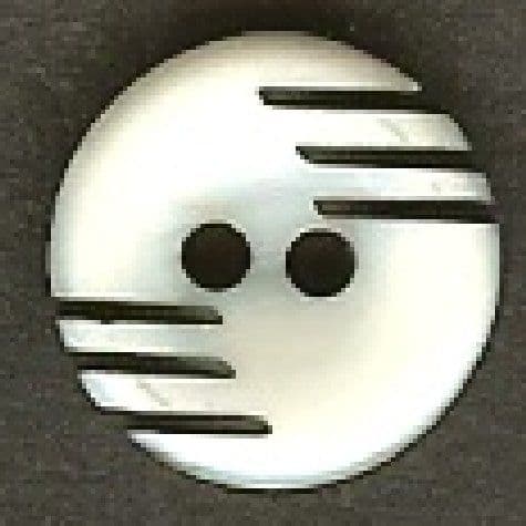 Black & Pearl White Button B100042