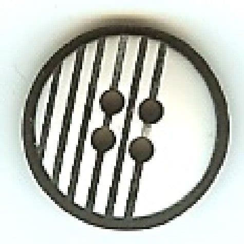 Black & White Button B100134