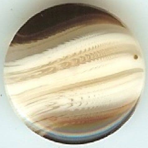 Brown & Cream Button B300057