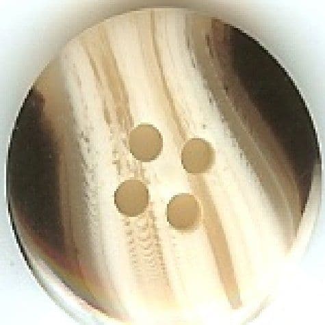 Brown & Cream Button B300068