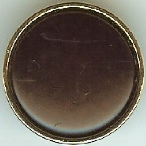 Brown & Gold Button B300024