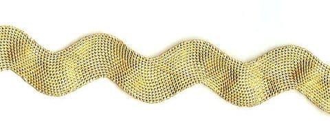 Jumbo Ric Rac - Metallic Gold