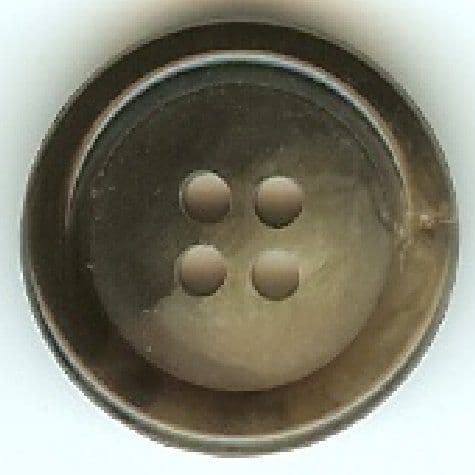 Mottled Brown Button B300022