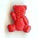 Red Teddy Button B200101