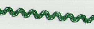 Ric Rac - Green & Silver