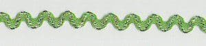 Ric Rac - Lime Green & Silver