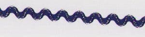Ric Rac - Navy Blue & Silver