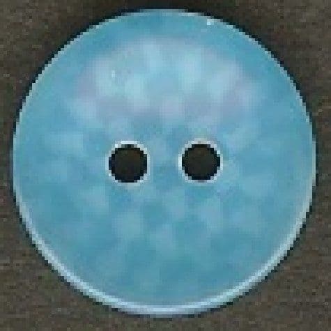 Turquoise Check Button B100107