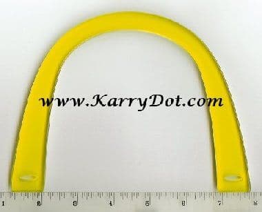 U shaped Bag Handles - Yellow