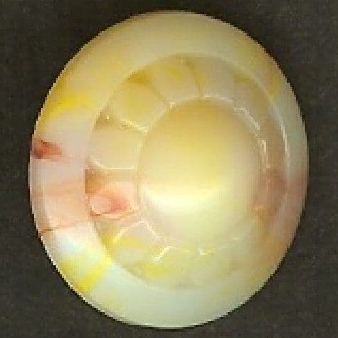 Yellow Marble Button B100086