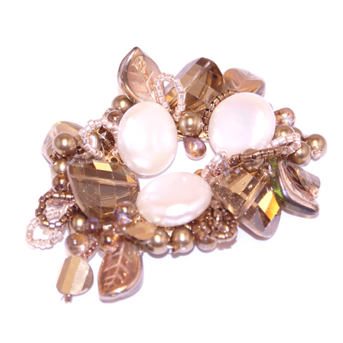 Barbara bespoke handmade vintage inspired brooch
