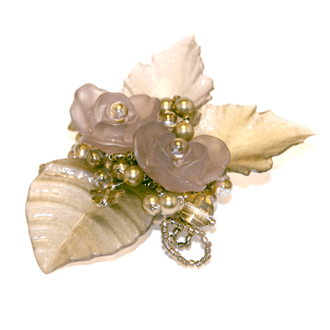 Bryony handmade bespoke nature inspired brooch