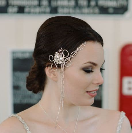 Caitlyn Art Deco inspired bridal vine