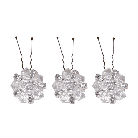 Celestial crystal and diamante bridal hair pins