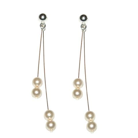 Helena Extended Drop Earrings