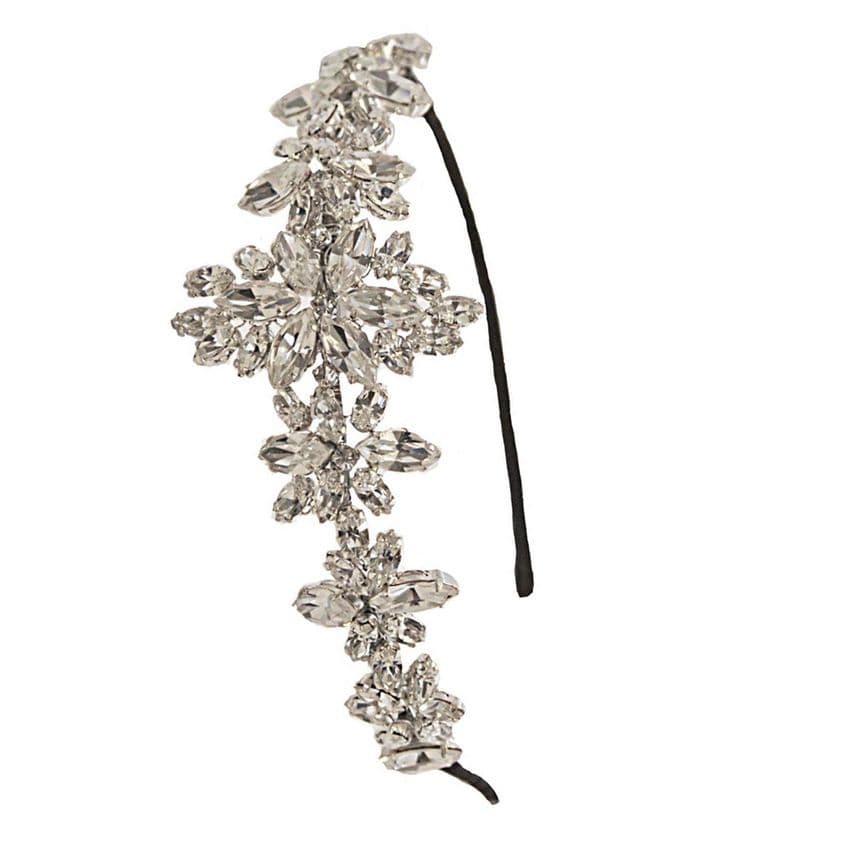 Katherine diamante vintage inspired side tiara