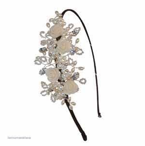 Kelly vintage inspired boho style side tiara