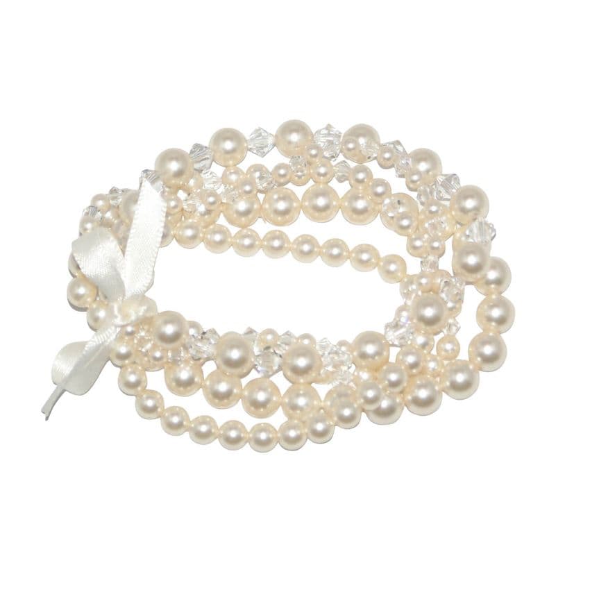 Precious Bridal bracelet 5 strands